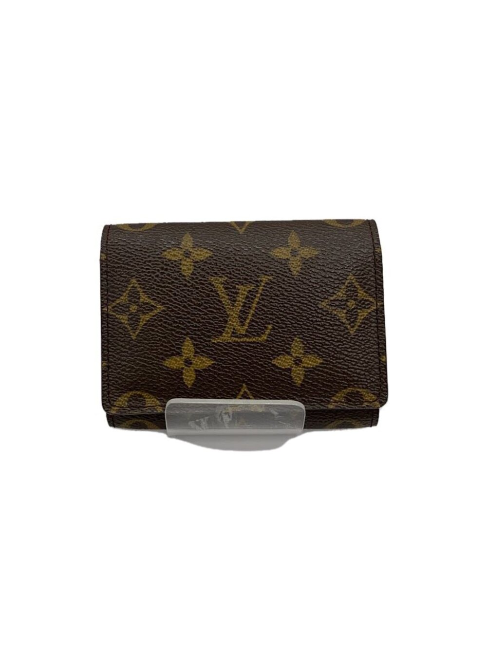 LOUIS VUITTON Envelope Wallet Carte de Visite Monogram Canvas Brown